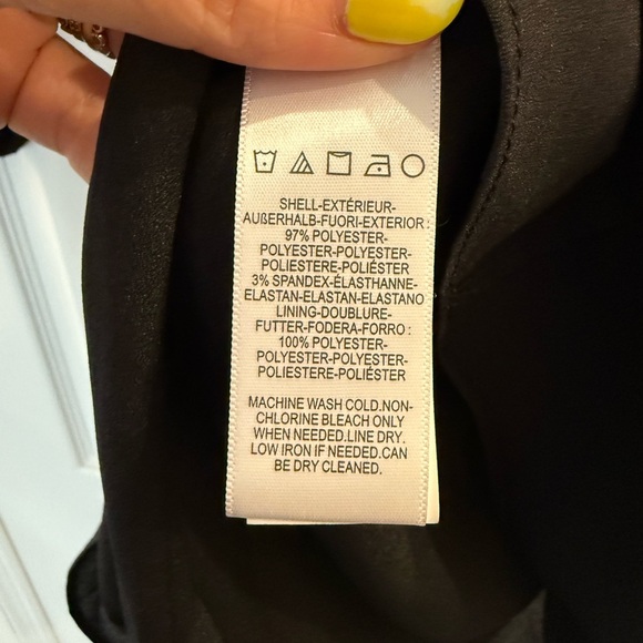 Dress the Population Mackenzie Back Twist Mini Dress Little Black Dress Small - Picture 10 of 11